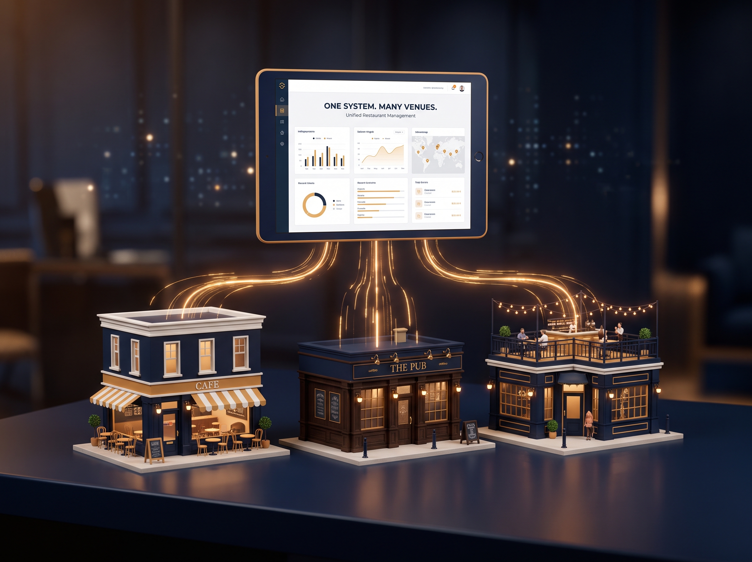 Multi venue dashboard