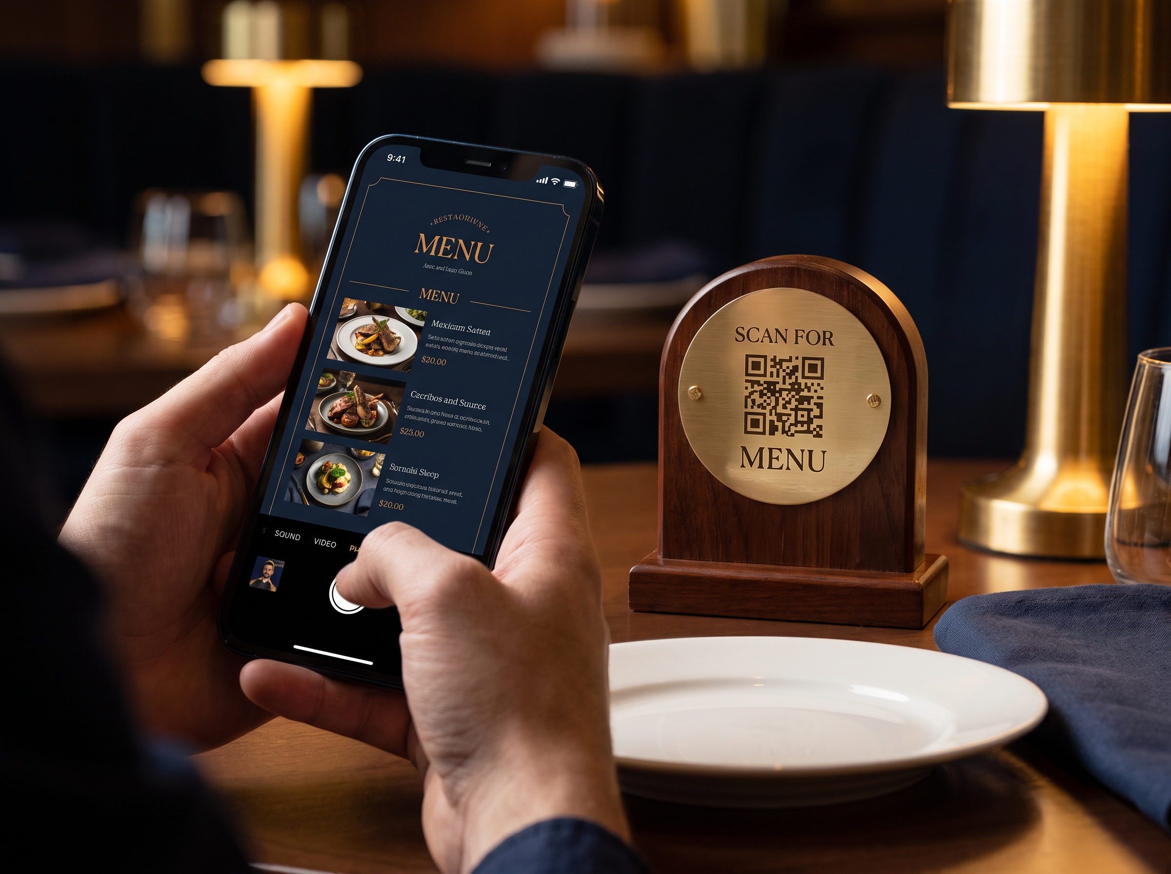 QR table ordering